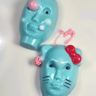 [핫템/ 당일배송] 스트레스 해소 외계인 말랑이 여드름짜기, 남자 + 여자 + 여드름 키트, 1세트